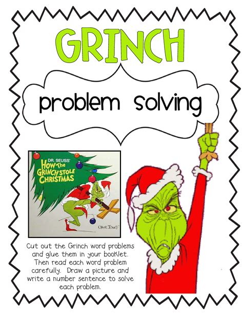 Free Printable Grinch Worksheets